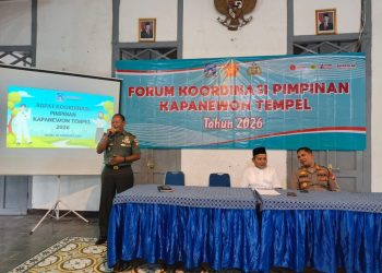 Rakorpin Tempel Tingkatkan Kerja Sama untuk Keamanan dan Pembangunan Infrastruktur