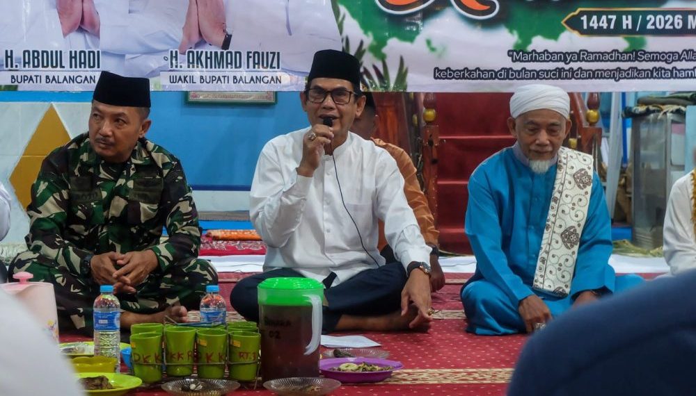 Wakil Bupati Balangan Lanjutkan Safari Ramadan di Masjid Darul Ma’bud