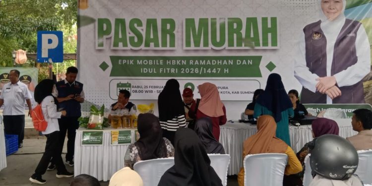 Pasar Murah EPIK Mobile di Sumenep Disambut Antusias Warga