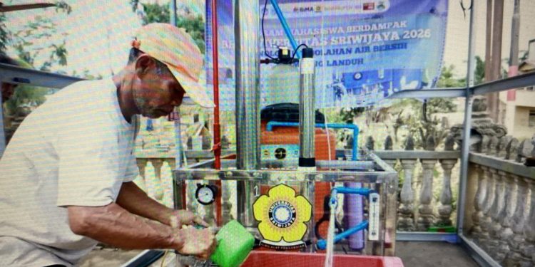 Mahasiswa Unsri Kembangkan Teknologi Air Bersih di Aceh Tamiang