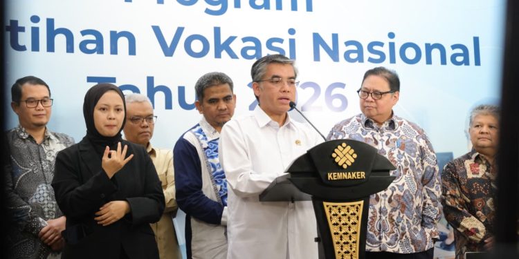 Pemerintah Luncurkan Pelatihan Vokasi Nasional 2026 untuk 70 Ribu Peserta