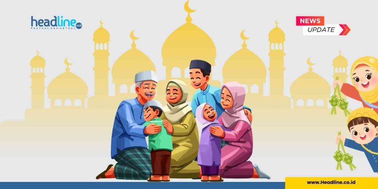 Ilustrasi gambar lebaran