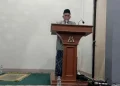 Prof Maragustam menyampaikan ceramah di Masjid Daarul Muttaqin Universitas Alma Ata