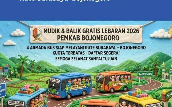 Pemkab Bojonegoro Siapkan Bus Gratis untuk Mudik Lebaran 2026