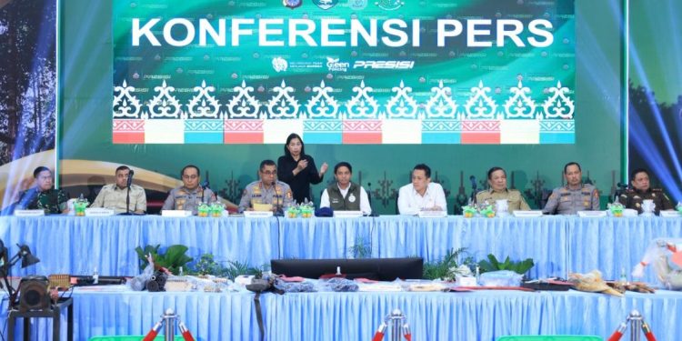 Polda Riau Tangkap 15 Anggota Jaringan Pemburu Gajah Sumatera