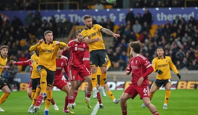 Kekalahan Liverpool di Menit Akhir dari Wolverhampton