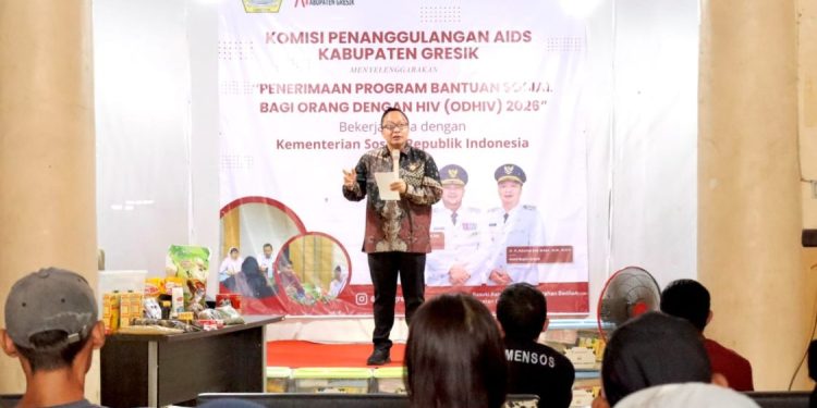 Pemkab Gresik Berikan Bantuan untuk ODHIV, Dukung Eliminasi HIV 2030