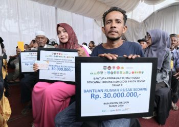 Pemerintah Distribusikan Dana Perbaikan Rumah untuk Korban Bencana di Bireuen