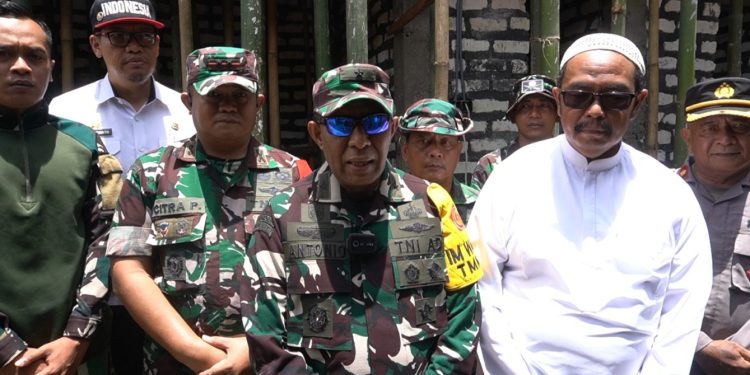 Brigjen TNI Antoninho Pantau Langsung Progres TMMD ke-127 di Sumenep