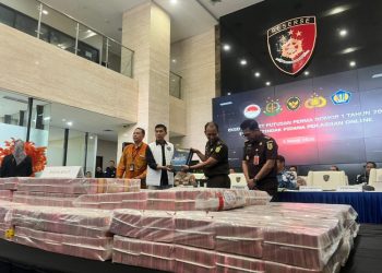 Bareskrim Polri Serahkan Dana Rp58,1 Miliar dari Kasus Judi Online ke Negara