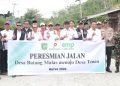 Jalan Batang Malas-Tenan Diresmikan oleh Pemkab Meranti dan PT ITA