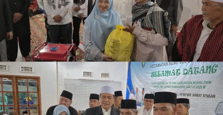 Bupati Muara Enim Kunjungi Desa Swarna Dwipa dalam Safari Ramadan