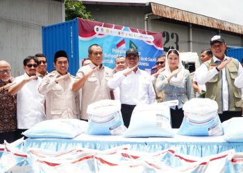 Indonesia Kirim 2.280 Ton Beras Premium ke Arab Saudi untuk Jemaah Haji