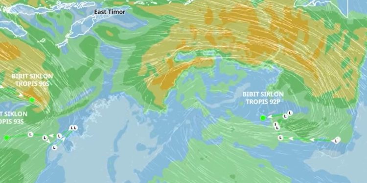 BMKG: Tiga Bibit Siklon Tropis Tingkatkan Risiko Cuaca Ekstrem