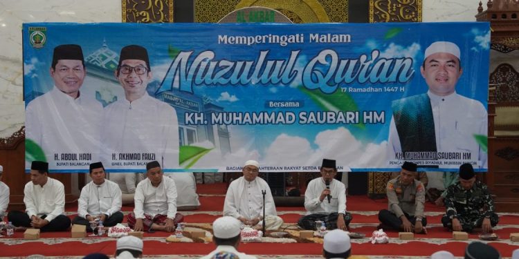 Wakil Bupati Balangan Dorong Semangat Belajar di Peringatan Nuzulul Qur’an