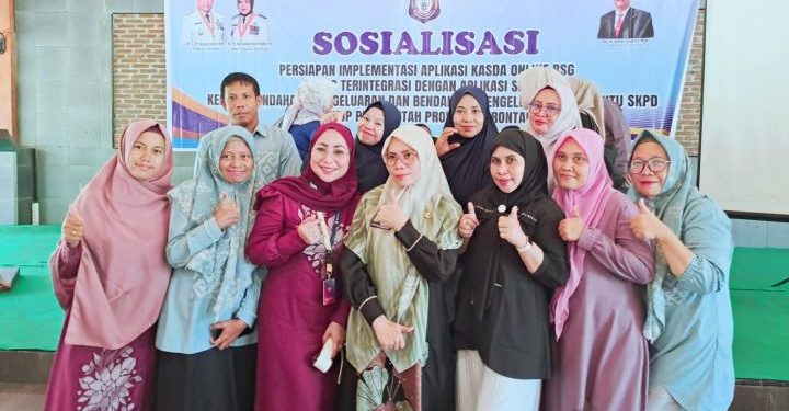 Dinkes Gorontalo Ikuti Sosialisasi Kasda Online Terintegrasi SIPD