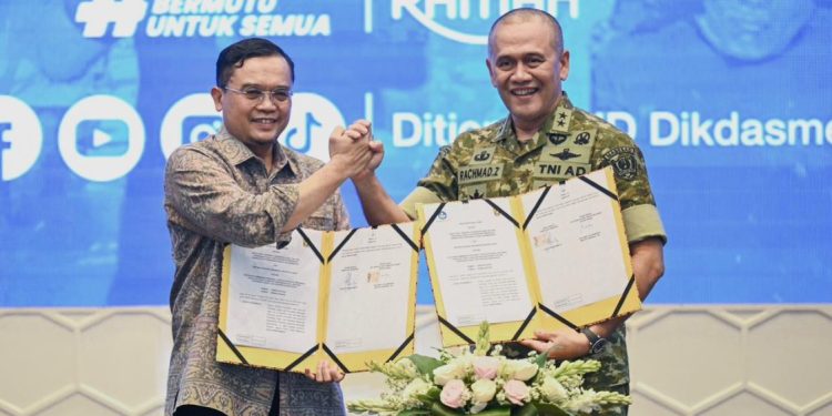 Kemendikdasmen dan TNI AD Percepat Rehabilitasi Sekolah Pascabencana di Sumatra