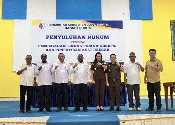 Pemkab Boven Digoel dan Kejaksaan Negeri Merauke Gelar Penyuluhan Hukum untuk Cegah Korupsi