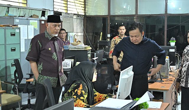 Gubernur Sumbar Lakukan Sidak untuk Pastikan Disiplin ASN Selama Ramadan