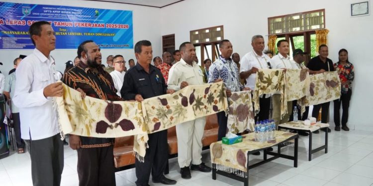 Gubernur Papua Selatan Resmikan Kantor KPH Boven Digoel dan Luncurkan Produk HHBK