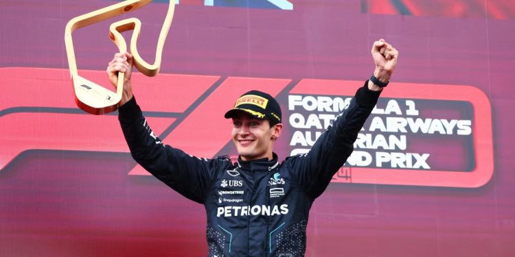 George Russell Raih Kemenangan di F1 GP Australia, Mercedes Dominasi Podium