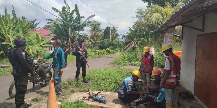 Brimob Polda NTT Diterjunkan untuk Pemulihan Pascakonflik di Flores Timur