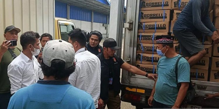Polri Berhasil Menggagalkan Peredaran 9 Ton Daging Impor Kedaluwarsa