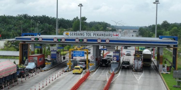 Pembatasan Kendaraan Logistik Diterapkan di Tol Pekanbaru-Dumai Selama Mudik Lebaran