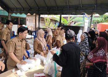 Diskuperindag HSU Gelar Pasar Murah untuk Stabilkan Harga