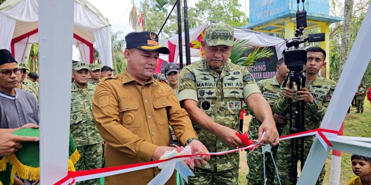 Kasad Resmikan Jembatan Garuda Merah Putih di Aceh Utara, Tingkatkan Aksesibilitas Warga