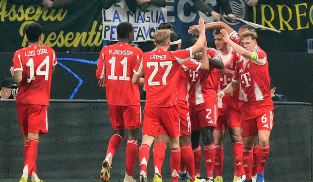 Bayern Munchen Menang Telak 6-1 di Markas Atalanta