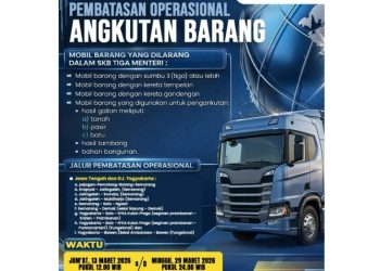 Pembatasan Kendaraan Barang di Demak Menjelang Lebaran