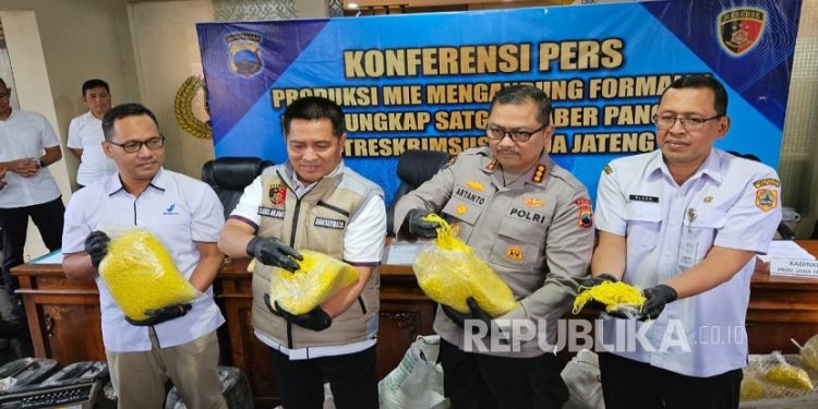 Polda Jawa Tengah Bongkar Produksi Mi Berformalin di Boyolali