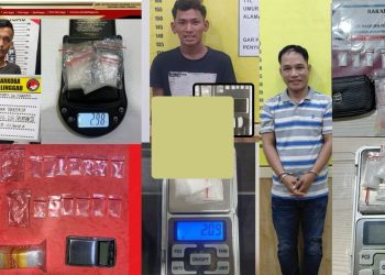 Polisi Palembang dan Lubuk Linggau Berhasil Tangkap Pengedar Sabu