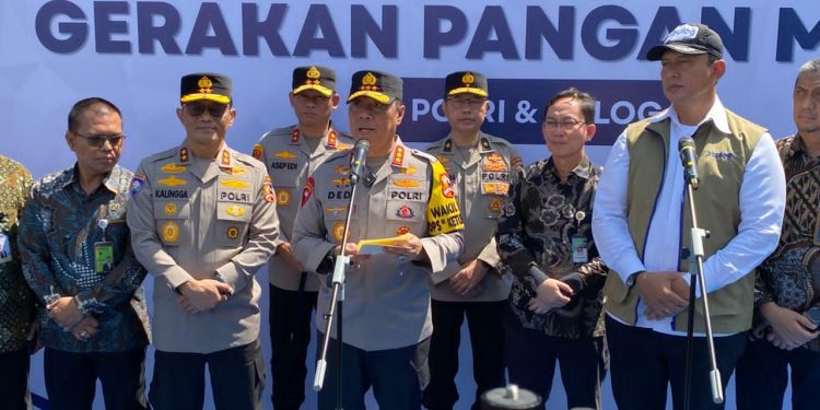 Polri dan Bulog Laksanakan Gerakan Pangan Murah Nasional