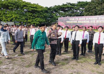 Pemkab Banggai dan Polri Gelar Apel Operasi Ketupat 2026 untuk Amankan Mudik Lebaran