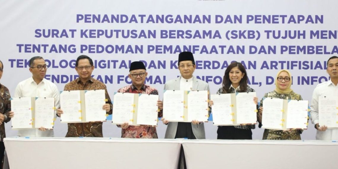 Tujuh Menteri Sepakati Pedoman Pemanfaatan AI Aman untuk Pendidikan Anak