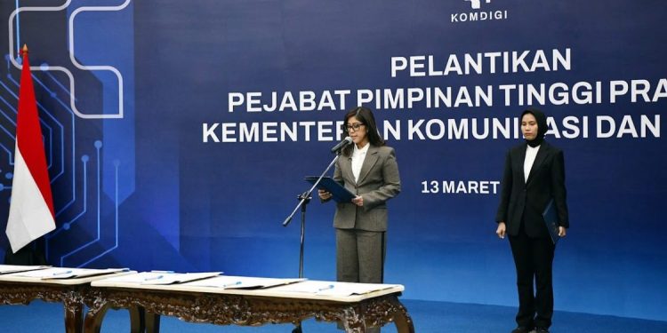 Menteri Komunikasi dan Digital Dorong Pejabat Baru Percepat Transformasi Digital