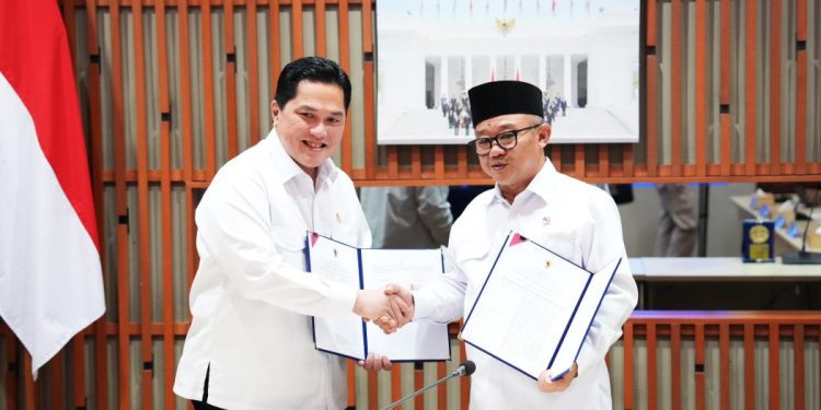 Menpora Erick Thohir dan Kemendikdasmen Tandatangani Nota Kesepahaman untuk Pengembangan Olahraga