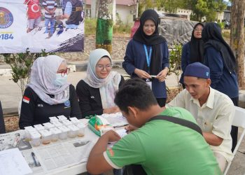 BNNK Balangan Adakan Tes Urine untuk Sopir Angkutan Mudik