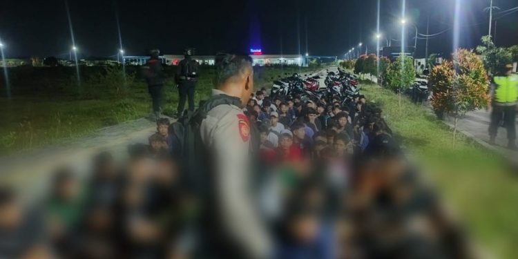 Polres Demak Amankan 114 Remaja Terkait Balap Liar di Terminal Baru