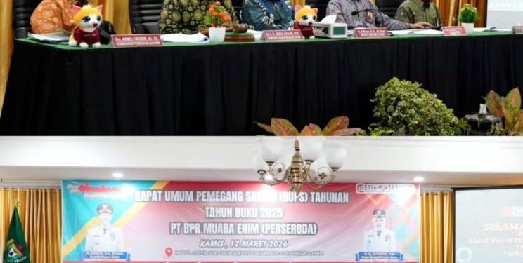 Bank Muara Enim Raih Laba Bersih Rp4,4 Miliar, Pemkab Terima Dividen Rp2,4 Miliar