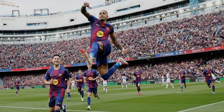 Barcelona Unggul Telak 5-2 atas Sevilla di Camp Nou