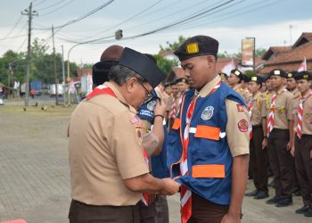 Pramuka Jawa Tengah dan Jawa Barat Luncurkan Karya Bakti Lebaran 2026 di Perbatasan
