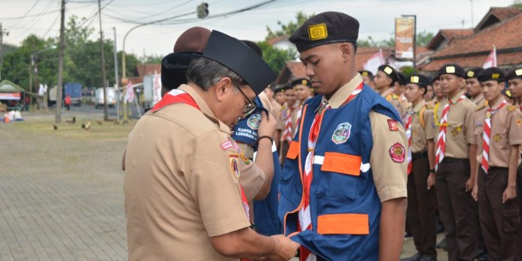 Pramuka Jawa Tengah dan Jawa Barat Luncurkan Karya Bakti Lebaran 2026 di Perbatasan