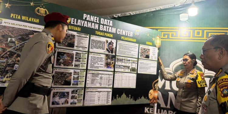 Pejabat Polda Kepri Tinjau Kesiapan Pos Pelayanan Batam