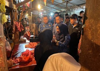 Satgas Pangan Polda Sulteng Lakukan Inspeksi Pasar Bersama Wakil Gubernur