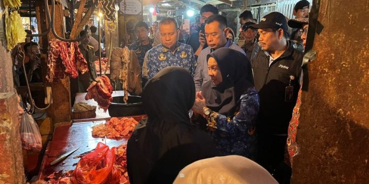 Satgas Pangan Polda Sulteng Lakukan Inspeksi Pasar Bersama Wakil Gubernur