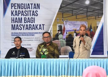Desa Boludawa Menjadi Lokasi Pertama Penyuluhan Kapasitas HAM di Gorontalo