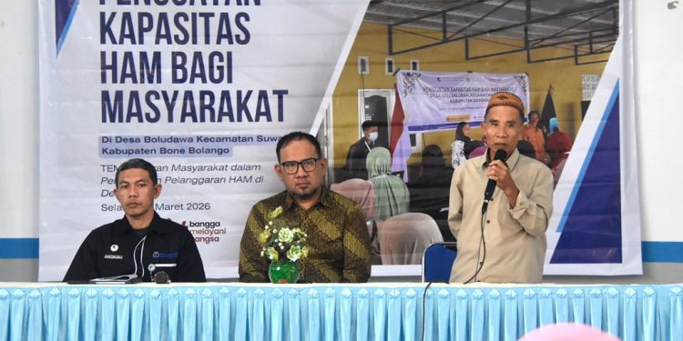 Desa Boludawa Menjadi Lokasi Pertama Penyuluhan Kapasitas HAM di Gorontalo